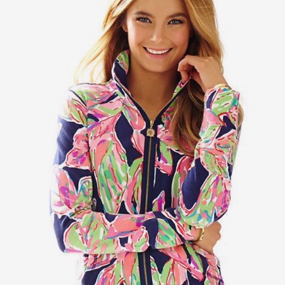Lilly Pulitzer Leona Zip Up 🌴 XXS
